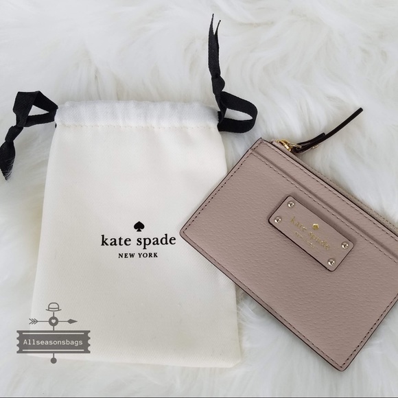 kate spade, Bags, Kate Spade Schuyler Small L Zip Bifold Wallet Deep  Jadenwt